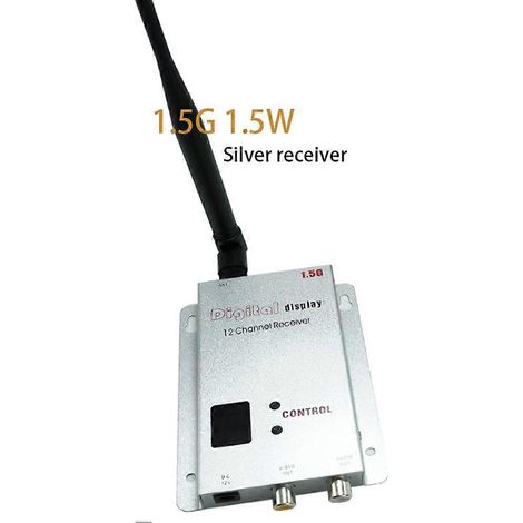 Émetteur AV sans fil 1,5G 8 canaux 1500MW/émetteur/récepteur audio/vidéo TV combiné, compatible avec la télécommande QAV250. (1/5)