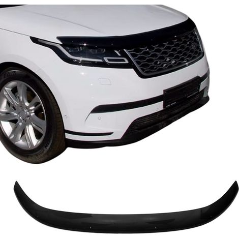 Deflecteurs d'air capot de voiture Protection pour Land Rover Range Rover Velar 2017-2026 Acrylique foncé Noir (1/5)