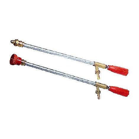Lancia A Manopola Alta Pressione  Cm 30 Testina Turbo Ugello Ceramica