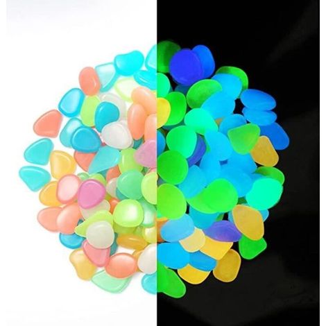 Bardusch - Galets lumineux bleus pour décoration extérieure SPECOOL - 200 pièces (1/4)