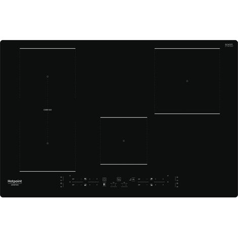 Hotpoint HB 0577B NE Table de cuisson à induction 4 zones 77 cm Noir