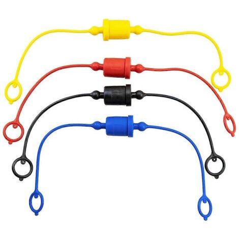 Housse de prise mâle et femelle pour coupleur rapide hydraulique, (-A 1/4 de pouce)--, protection complète contre les chocs (1/5)