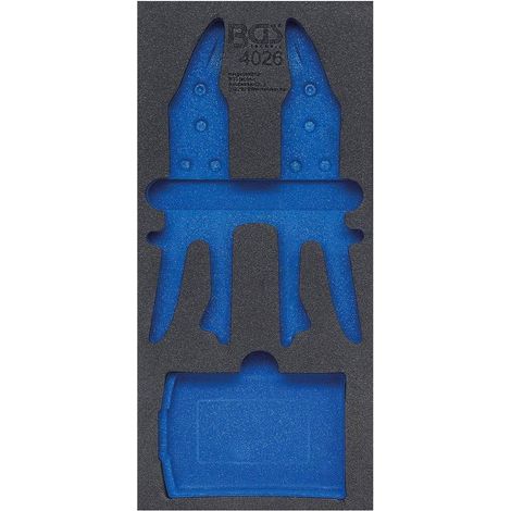 Insert de Servante d Atelier 1/3 Vide - 189 x 33 x 406 mm - Compatible Servante 4026 - Organisation et Praticité - D-Work