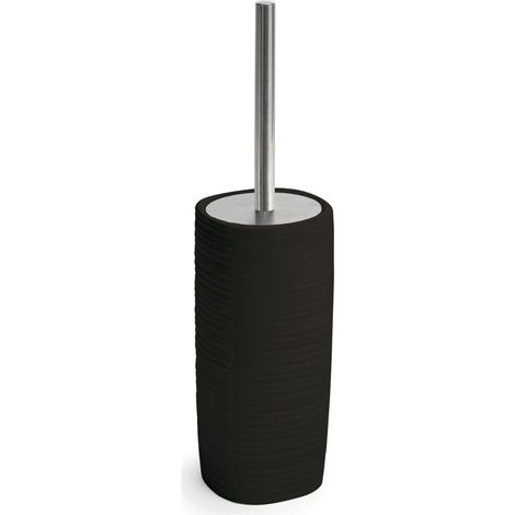 Scopino Wc Da Appoggio Nero In Ceramica  Calla