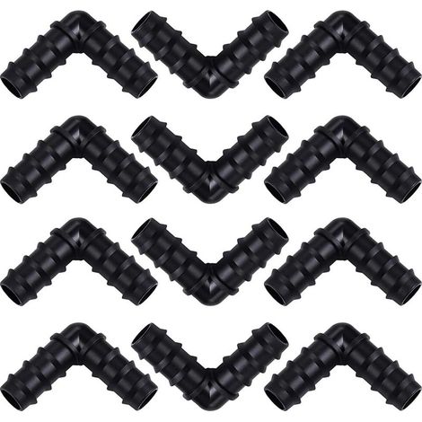 Raccord de tuyau pour système d'irrigation de 16 mm (coude), 20 pièces (1/5)