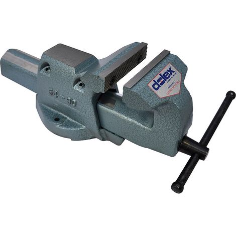 Dolex – Étau fixe en acier 90mm – Serrage puissant et stable – Mâchoires pour bois dur – Installation facile sur établi