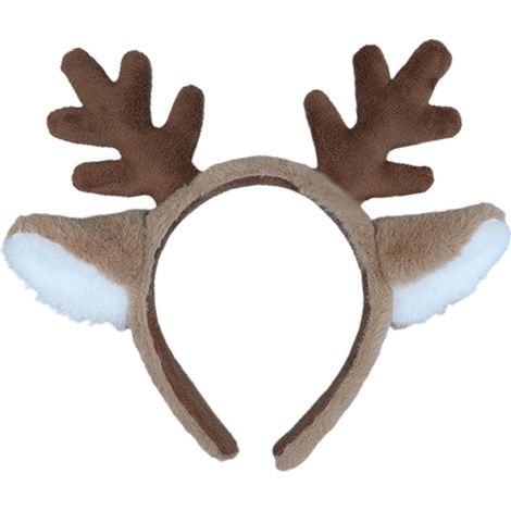 Cornes De Renne - Bandeau Fête De Noël Et Vacances - Pour Enfants Et Adultes - 1 Pièce (1/5)