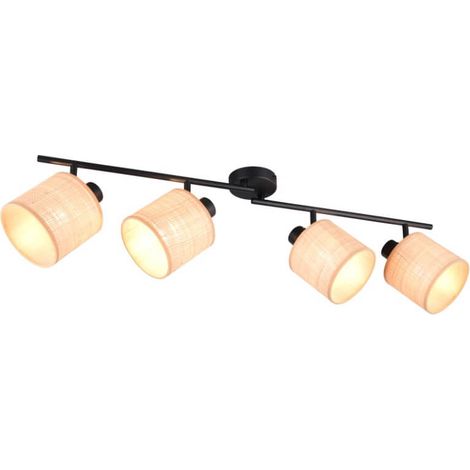 Plafonnier 4 lumières Aimee avec des bouchons de crème - R81854036 (1/3)