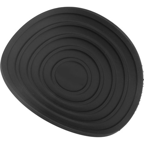 Dicke, runde Thermountersetzer aus Silikon, hitzebeständige Tischmatte, rutschfeste Unterlage für Töpfe und Gläser, schwarz (Set bezogen auf 31182200759) (1/5)