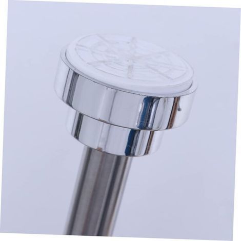 pair Tringle à vêtements télescopique, tringle à rideau réglable en acier inoxydable, aucun perçage requis (1/3)