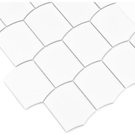 Mosaïque Arcado White matt (1/4)