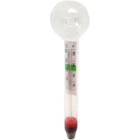 Thermometer mit Saugnapf – Für Süß- & Meerwasseraquarien