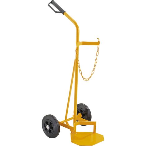 eurokraft basic, Chariot porte-bouteilles en acier, pour 1