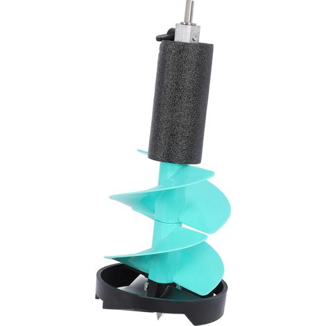 Foreuse électrique pour glace de pêche en nylon avec lames tranchantes et positionneur pour zones de glace mince 50cm diamètre 8in (1/5)