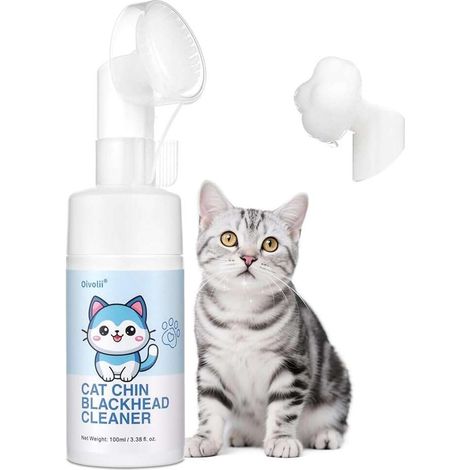 Detergente per il mento del gatto senza risciacquo 100 ml