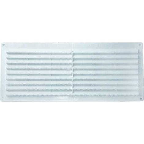 Griglia di aerazione rettangolare in plastica (abs) : Dimensione - 150x380 pass.aria cm2 202