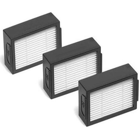 Kit de recambio con 3 filtros de alto rendimiento, compatible con Roomba Combo j5/+, i5/+, i8/+ y para las series Roomba e/i/j (no Combo j7/+, j9+), color negro (1/3)
