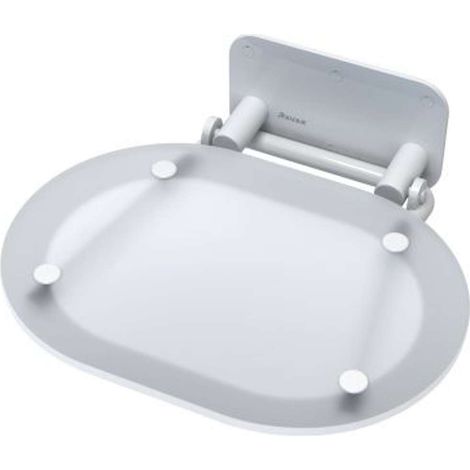 Ravak Ovo Chrome - Asiento plegable 410x375x130 mm, cromo/blanco B8F0000028 (1/5)