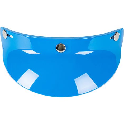 Visière à 3 boutons-pression pour casque de moto à visage ouvert (1/5)