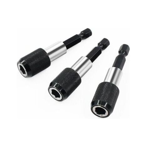 3 pièces Porte-embouts de tournevis magnétique à tige hexagonale de 6,35 mm pour douilles (1/5)