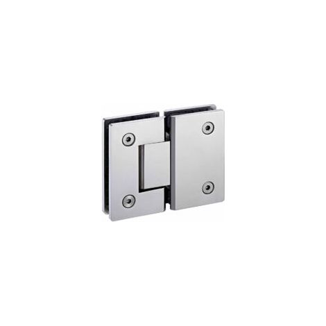 Charnière Pince de Porte Verre 90º Support Mural sans Cadre Clip pour Porte de Douche en Verre 8-10mm avec vis Accessoire
