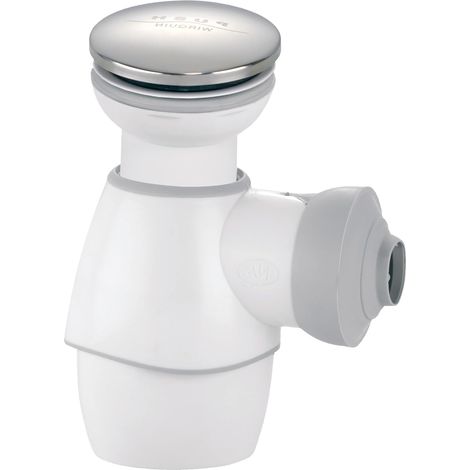 Kit Bonde Siphon Lavabo ou Évier Tout-En-Un Chromé (1/5)
