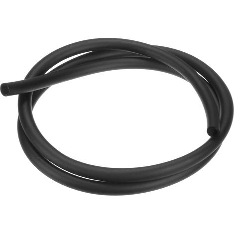 Tube en Caoutchouc Naturel de Latex, 1/4" [6mm] ID x 11/32" [9mm] OD Longueur de 3 Pieds Tuyau en Latex pour Maison/Laboratoire, Tubes de Bande Hautement Élastiques [Noir] (1/5)