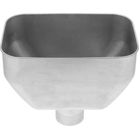 Adaptateur de descente de gouttière en acier inoxydable à large ouverture pour système de drainage de toiture et gestion des eaux pluviales, 24,4 x 17,8 x 16 cm (9,6 x 7 x 6,3 po), 1 pièce (1/5)