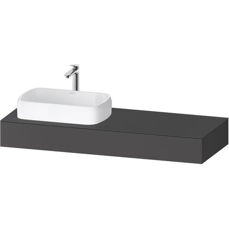 Consola Collection One de Duravit, 1400x550x170mm, con recorte a
