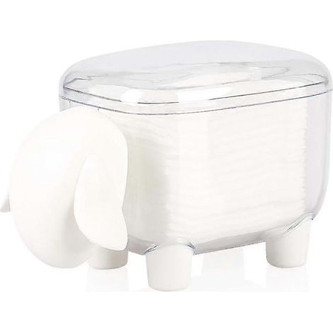 Porte-cotons-tiges en forme de mouton, distributeur de cure-dents et de boules de coton, boîte de rangement (1/5)