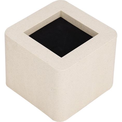 Ensemble de 4 rehausseurs de pieds de meubles en céramique et plastique imitation plastique pour table, bureau, lit, canapé, armoire (1/5)