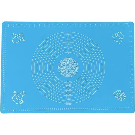 Tapis de cuisson en silicone de qualité alimentaire, tapis de pâte antiadhésif avec référence graduée, pratique pour pétrir (1/5)