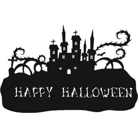 Halloween-Wandtattoo, abnehmbar, für Wohnzimmer, Schlafzimmer, Festival-Dekoration (1/5)