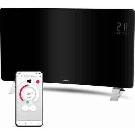 Sencor SCF 4741BK elektrischer Heizkörper schwarz 2400 W