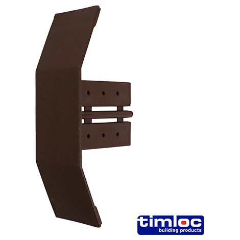 Timloc Dry Verge Eaves Starter Brown - 155 x 105mm