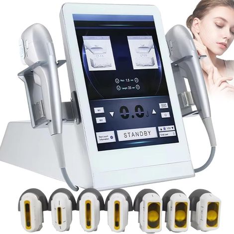 Professional 7D HIFU Face and Body Device – Dual Frequency 7 MHz/4 MHz, SMAS Lifting and Firming Device, Anti-Aging and Fat Reduction, Portable for Home Use (1/5)