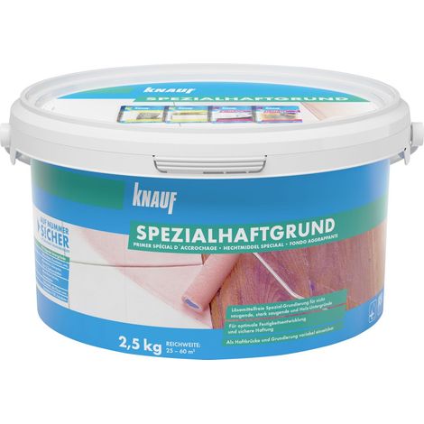 Knauf Spezialhaftgrund 2,5 kg Grundierung orange Innen und Außen (1/3)