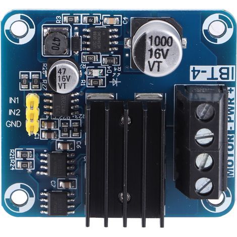 Motor controller, 50A drive controller board module, 1.7 x 1.9 x 0.8 inches, single-channel compatible for microcontroller protection (1/5)