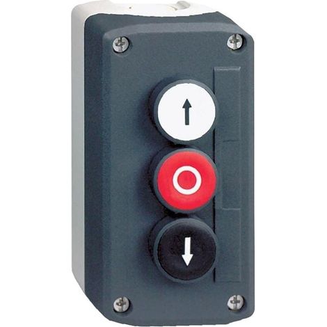 Cassetta di comando 3 pulsanti O22 grigio IP66 - XALD324E