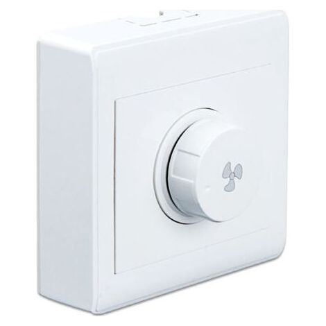 QORVA 220V Schaltnetzteil – Deckenventilator mit variabler Drehzahl – Drehzahlregelung – Wandschalter – Elektronischer Dimmer – Mechanischer Drehschalter (1/3)