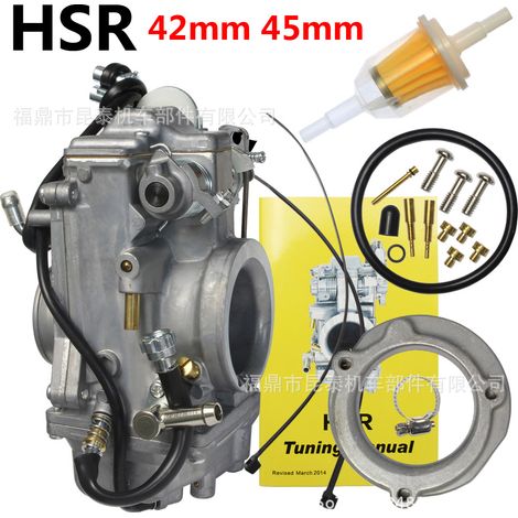 Carburateur CARB TM42-6 TM45-2K pour motos Harley Evo HSR42 et HSR45 (1/5)