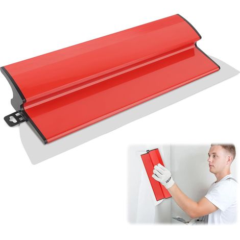 Spatule Enduit Lissage Set, 40 cm Z Couteau a Enduire, Couteau Enduit Acier Inoxydable, Couteau à Enduire pour Le Plâtrage de Plafond et Mur, Lame a Enduire de 0,3 mm D'épaisseur (1/5)