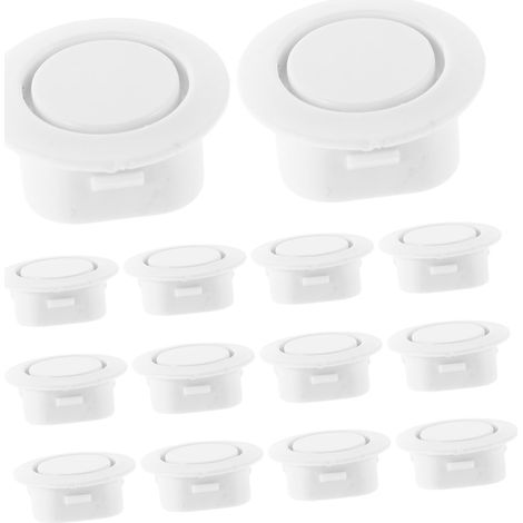 20 pièces Cache Trous Voiture Protection Radar Bouchons Poussière Facile à Installer Blanc (1/4)