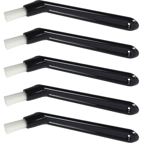 Set di 5 spazzole per la pulizia della macchina da caffè espresso, spazzola per la pulizia della macchina da caffè, spazzola per la pulizia del macinacaffè, spazzola in nylon con testina sostituibile, (1/5)