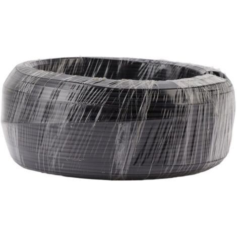 Fil d'Aluminium pour Bonsaï 500g, 1.5mm, Noir Fil de Modélisation pour Jardinage et Bonsaï - (1/5)