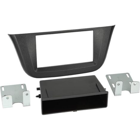 Support autoradio compatible avec Iveco Daily ap14 - Avec vide poche - Noir