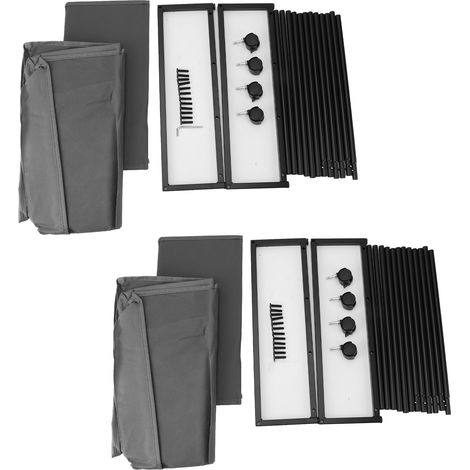Conteneur roulant sous le lit, gain de place, facile à retirer, organisateur de rangement de chaussures polyvalent sous le lit pour vêtements, literie, livres, gris, 2 pièces (1/5)