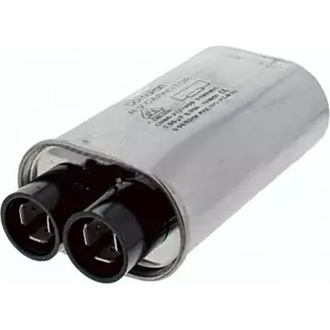 Condensador Microondas 0,95µF 2100V AC  4 Terminales Faston  Alta Tensión Sin Diodo  Recambio Universal H.V.