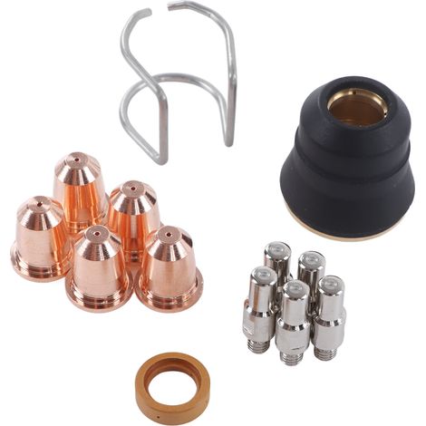 Lot de 13 pieces accessoires torche plasma cuivre rouge consommables compatible Trafimet S45 bricolage (1/5)