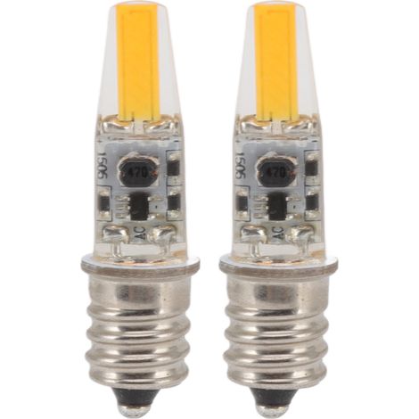 2er-Packung 2-W-12-V-E12-Energiespar-LED-Lampen, E12-Sockel, warmweißes Licht (1/5)
